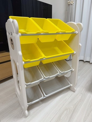おもちゃ収納 おもちゃ箱 67*35.5*84.5cm 組立簡単 かわいい 大容量 おもちゃ収納ケース 子供用絵本棚 絵本ラック 分類収納キッズラック おもちゃボックス おもちゃラック 収納ボックス