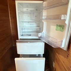【送料無料】三菱冷蔵庫 MR-C34E-W 2020年製の画像