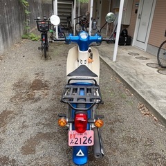 スーパーカブ110 JA44 自賠責付き リアタイヤ新品
の画像