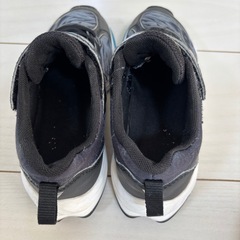 19cm スニーカー　靴　ブラック　男の子 スキルシューター　シューズ　キッズの画像