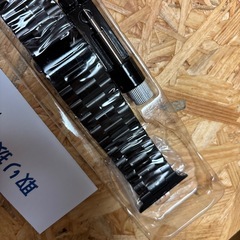 【新品未使用】腕時計ベルト バンド スマートウォッチバンド ブラックの画像