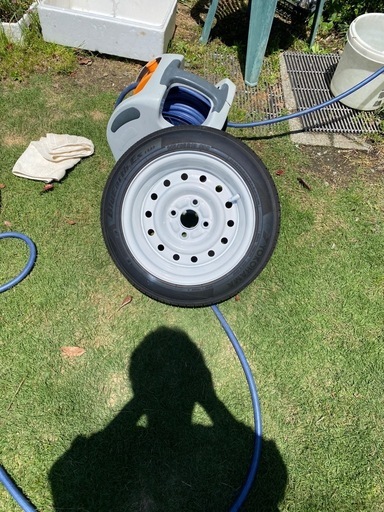 加工鉄チン4本セット　13インチ6.5J＋16