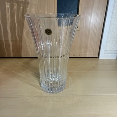 クリスタルグラス　花瓶　rcrRCRの画像
