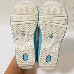 ムーンスター　上履　17センチ　水色の画像