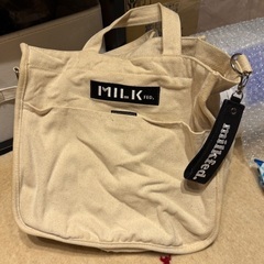 MILK FED. アイボリー 2wayバッグの画像