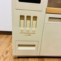 YODOKO 米びつ付き レンジ台 の画像