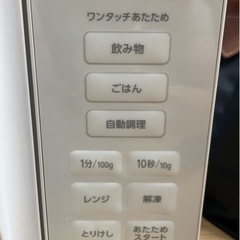 【お譲り先決定】アイリスオーヤマ 電子レンジの画像