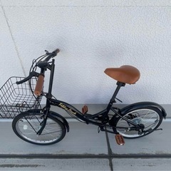 【美品中古】折りたたみ自転車　20インチ　シマノ6段変速ギアの画像