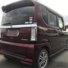 お買い得車‼️27年後期N-BOX カスタム　G Lパッケージ　両側パワースライドドア　リアテーブル　リアサイドサンシェード　　リアシートスライド　ワンタッチウインカー　オートライト ナビ　フルセグテレビ　Bluetooth などなど豪華装備の画像