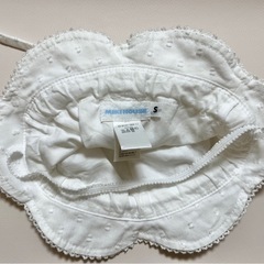 ミキハウス　ベビー帽子　Sサイズ(40〜44cm)の画像