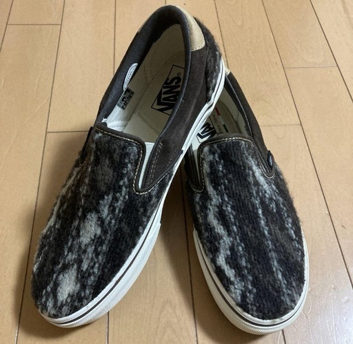 新品未使用 VANS ダークブラウン スリッポン　26.5cm