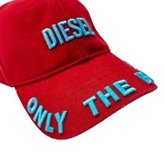 DIESEL（ディーゼル）「ONLY THE BRAVE」立体刺繍キャップ　レアの画像