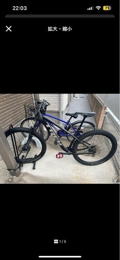 トレック　ロスコ 7 サイズM/L (ハブ変えてあります)