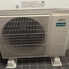 美品】富士通ゼネラル ルームエアコン nocria AS-WY403N2W（室内機） / AO-WY403N2（室外機）の画像