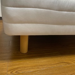 無印良品　脚付マットレス　セミダブル　の画像