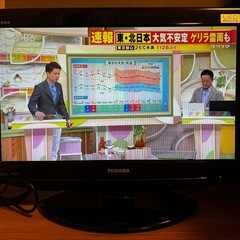 TOSHIBA LEDテレビ 22RE1の画像