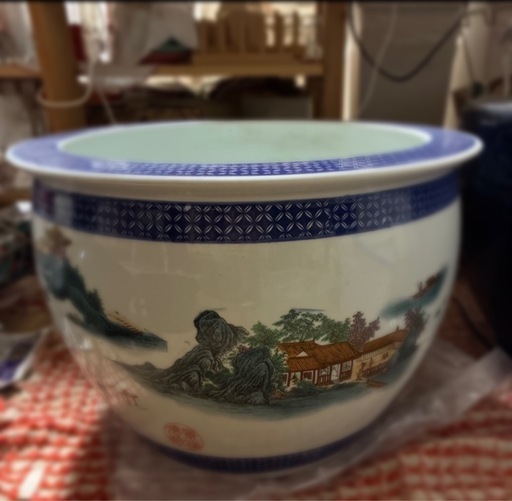 火鉢　金魚の飼育用で使用していました