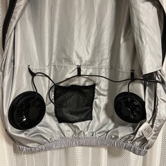 空調服　数回使用　動作確認済みの画像