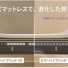 クイーンマットレス　エマ・ハイブリッド V2の画像