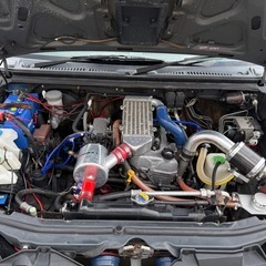 ジムニー 過走行ですがカスタム多数！お買い得です！の画像