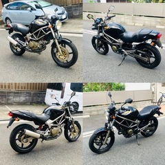 ホンダVTR250 バッテリー新品♪大人格好良いブラックカラー^_^の画像