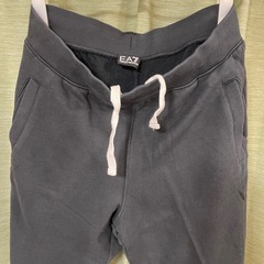 EMPORIO ARMANI EA7 アルマーニ ロゴ スウェットショートパンツ　 ハーフパンツ　サイズL  ブラック の画像