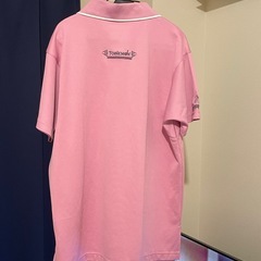 TOBIEMON ピンク ポロシャツ Lサイズ　ゴルフシャツの画像
