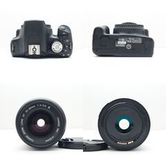 【全国送料無料】 Canon EOS Kiss X3✨ カメラバッグ付き✨ スマホ転送OK✨レンズセット ✨ 届いたらすぐに使えます✨ キヤノン キャノンの画像
