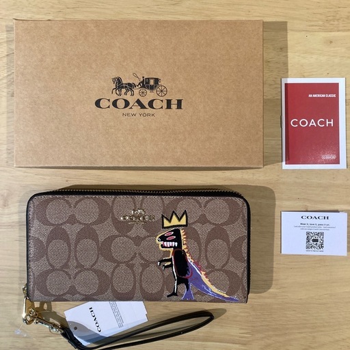 コーチ　バスキアコラボ長財布F③【新品未使用】