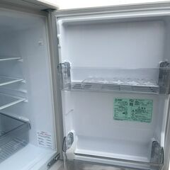 【決まりました】【⭐️全額返金保証⭐️】○MITSUBISHI 三菱ノンフロン冷凍冷蔵庫 MR-P15G-W1 2022年製の画像