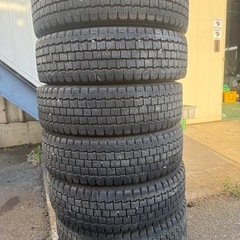ブリヂストン BRIDGESTONE W969 205/60R17.5 6本SET 205/60/17.5 205/60-17.5 2013年製　日本製の画像