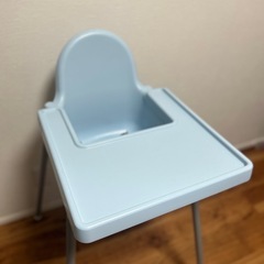 IKEA ライトブルーベビーチェアの画像