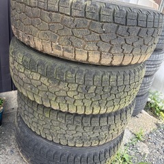 5穴鉄チンタイヤ４本セットの画像