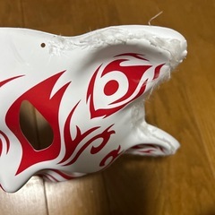 お面　猫?狐?の画像