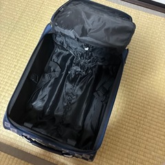 スーツケース　青　旅行用 30Lくらいの画像