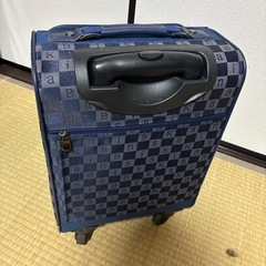 スーツケース　青　旅行用 30Lくらいの画像