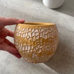 小さめの植木鉢の画像
