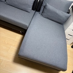 ニトリ　カウチソファ　２点セットの画像