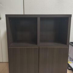 ダークブラウンのラックあげますの画像