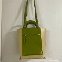 A4サイズ収納可✨PUレザーバッグ／展示会購入・使用少なめ・シワありの画像