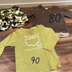 男の子　70〜90冬用パジャマ、長袖、長ズボンなどの画像