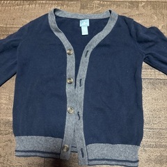 babyGap 白カーディガン　100の画像