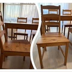 【受付終了しました！】IKEAダイニングテーブルセットの画像