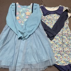 キッズ服　女の子　110 長袖　秋　冬の画像