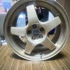 インプレッサ GDA 純正ホイール4本PCD100 7Jオフセット55  RAYS製 最終値下げ 残り2日で投稿消しますの画像