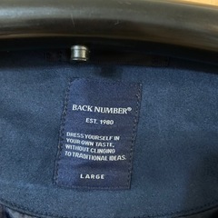 ☆美品☆BACK NUMBER ノーカラージャケット の画像