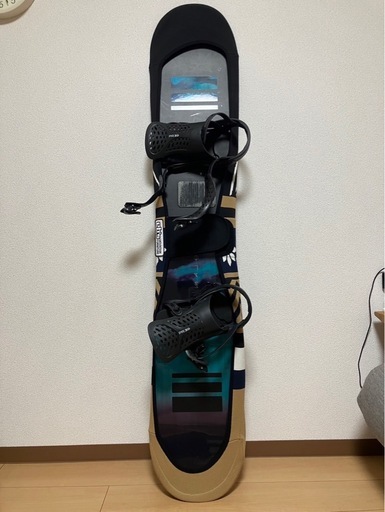 SALOMON スノボ板 ビンディング・カバーセット