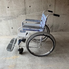 【中古】札幌 引取歓迎 自走式車椅子 NICK 車いす 介護用品 折り畳み 【札TB01】の画像