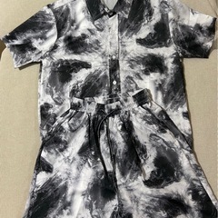アロハシャツ・ショートパンツセット メンズ 半袖 涼感 軽量 快適 ハワイアンの画像
