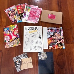 ワンピース漫画セット　未開封あり　カード等おまけつき付きの画像